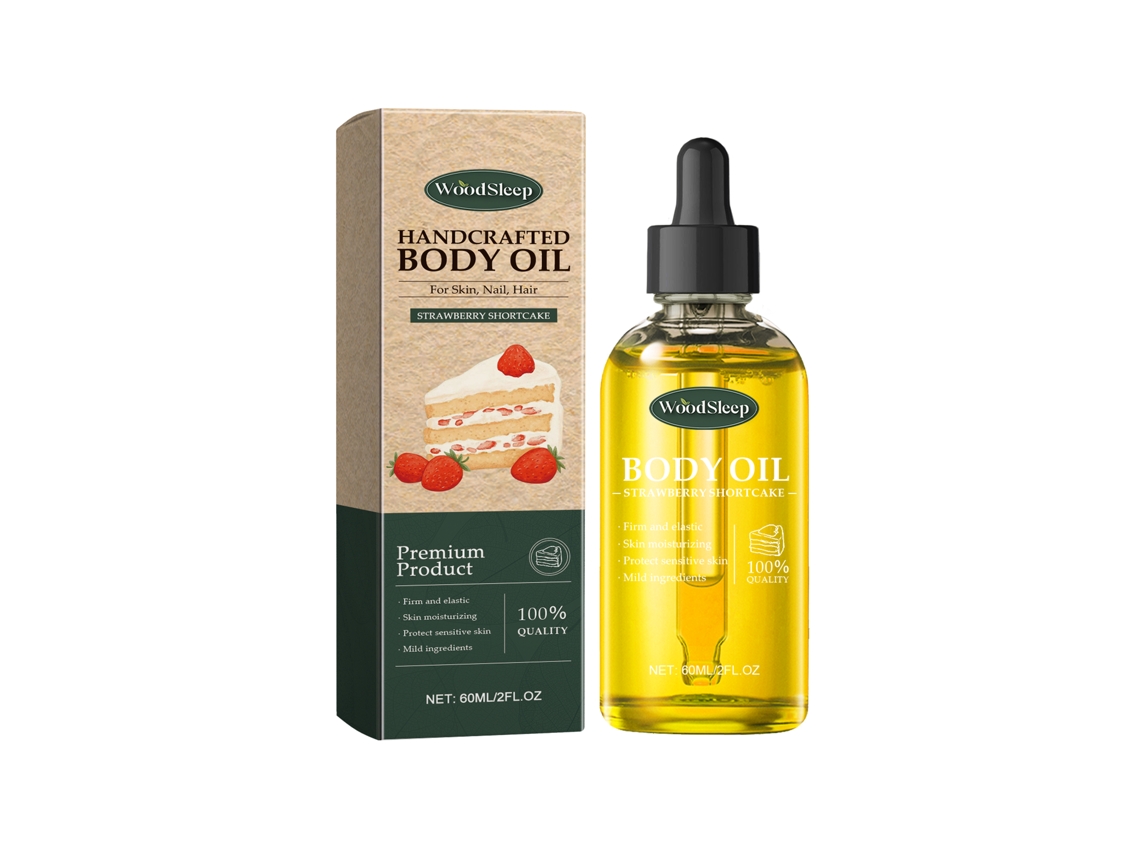 Aceite esencial corporal de tarta de fresa