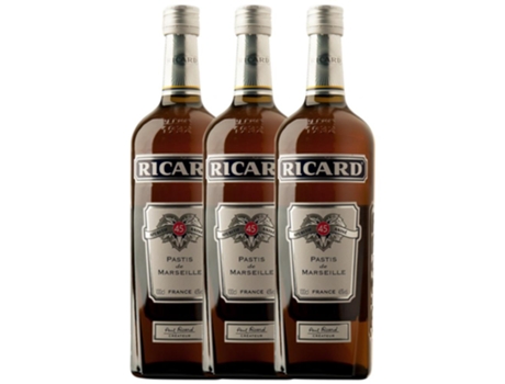 Anis PERNOD RICARD Pernod Ricard (1 L - 3 unidades)