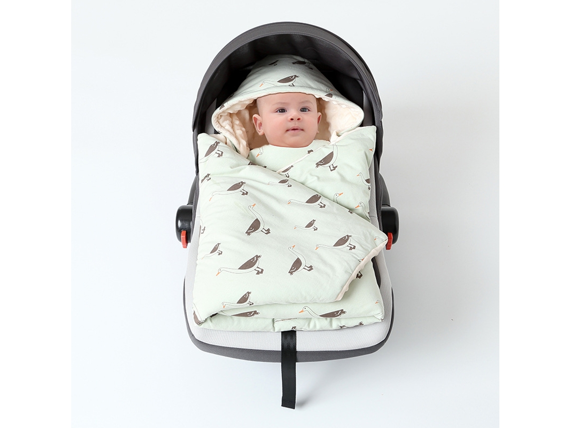 Manta Portabebés Para Silla De Coche, Carrito, Capazo Y Silla De Paseo, Verano 90x90 Cm Digitallab (cesta No Incluida)