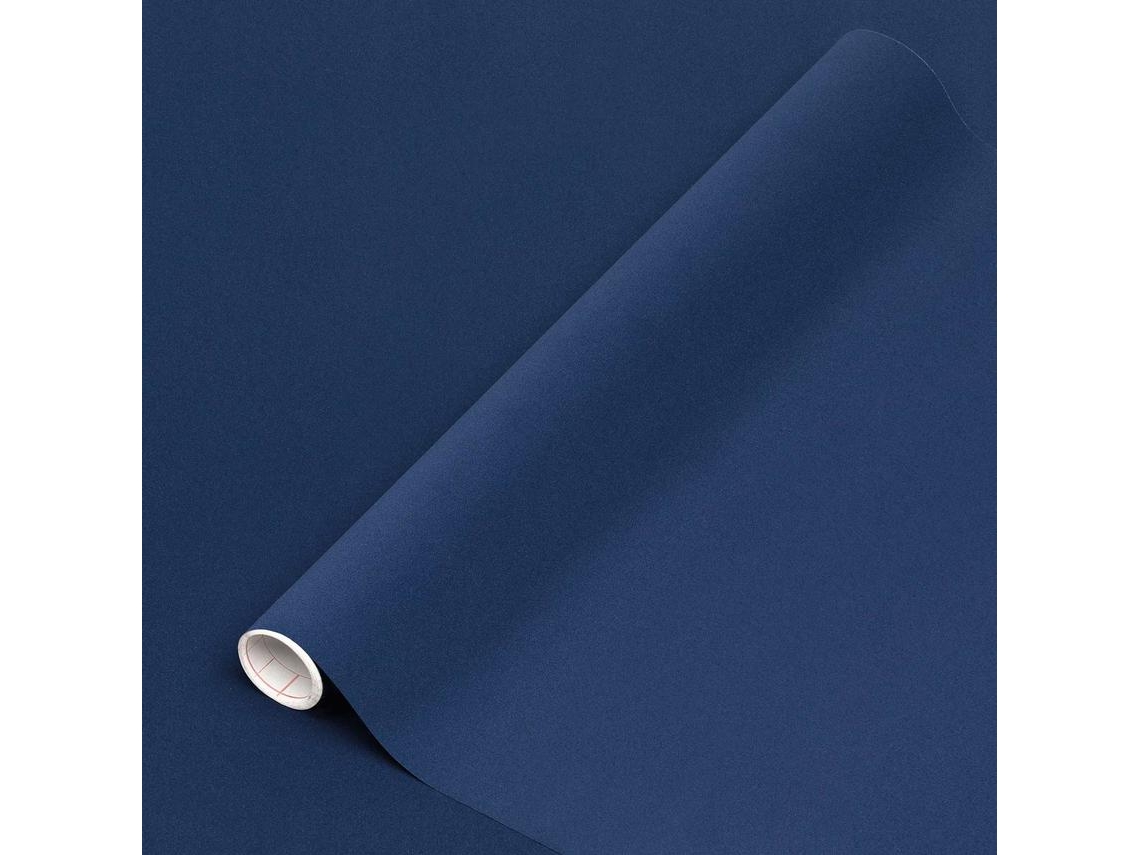 Pegatina de Pared D-C-FIX Terciopelo Azul Navy (5 m)