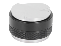 Exprimidor De Café Ajustable De 51 Mm Con Dos Boquillas Y Nivelador De Posos De Café - Negro