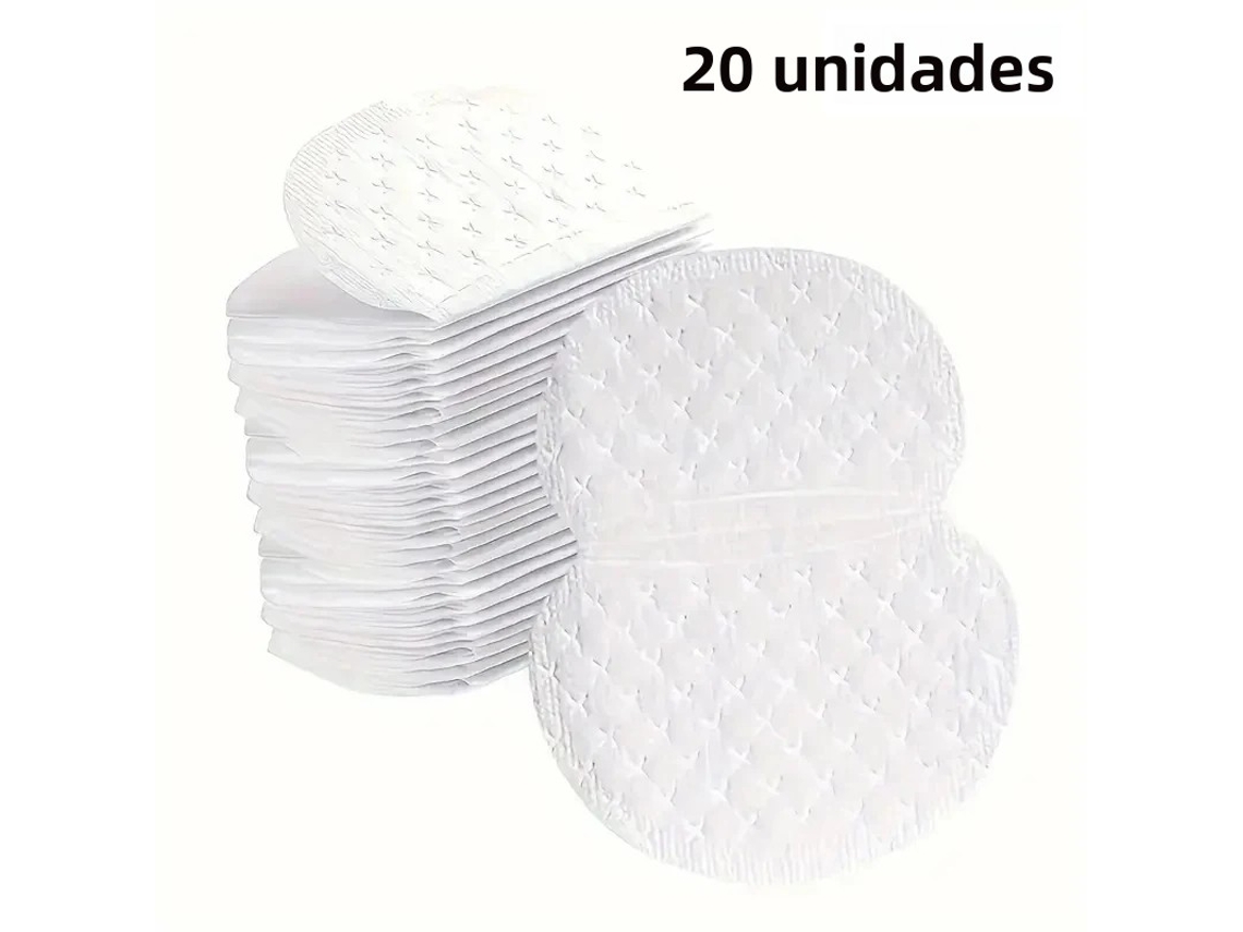 Almohadillas desechables para axilas con tecnología que absorbe la humedad, transpirables, sin costuras y a prueba de fugas. Mdug (20 unidades)
