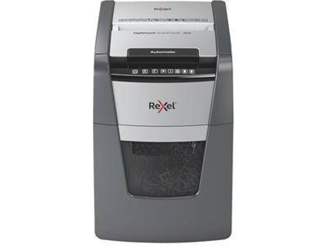 Destructora Automática REXEL Optimum AutoFeed+ 90X (90 hojas - Capacidad: 34L)
