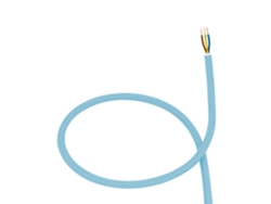 Cable Textil Eléctrico Azul