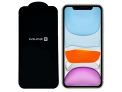 EVELATUS Corning Gorilla Ultra 10X Vidrio 3D súper resistente para Apple Iphone 11 / Xr Negro