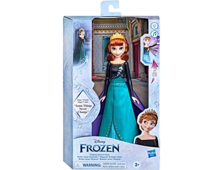 Muñeco DISNEY Frozen Reina Anna Musical (Edad Mínima: 3 Años - 35,6 x 20,3 x 5,1 cm)