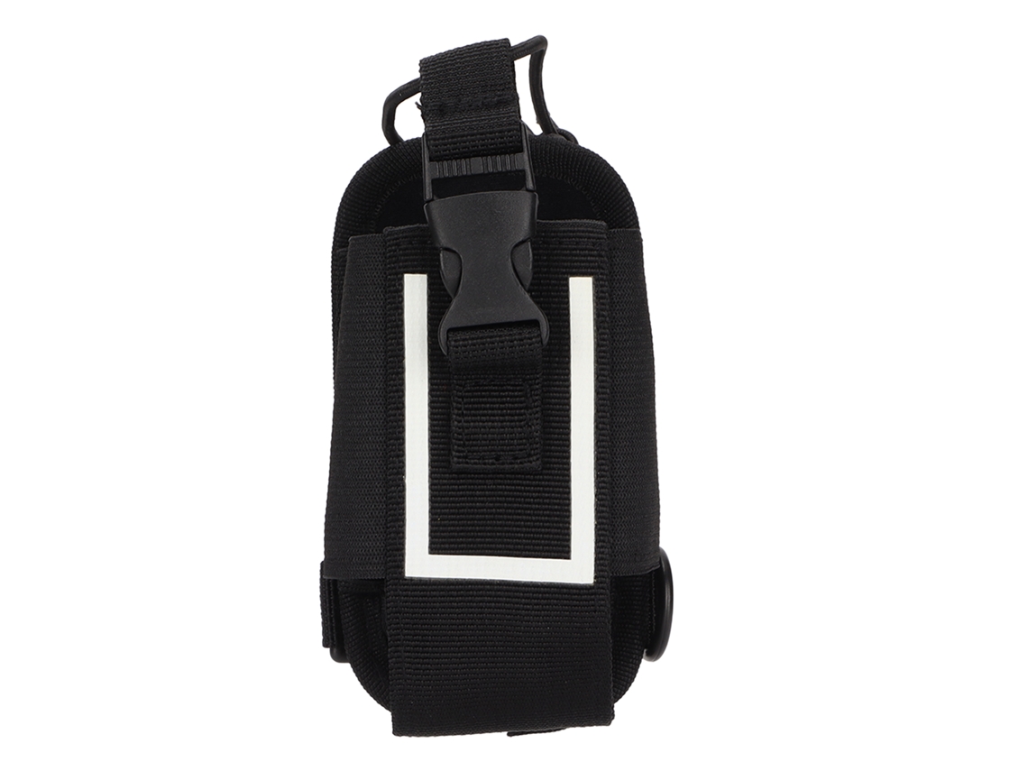 Bolsa De Walkie Talkie Fluorescente Estuche De Radio Ajustable Múltiples Métodos De Montaje