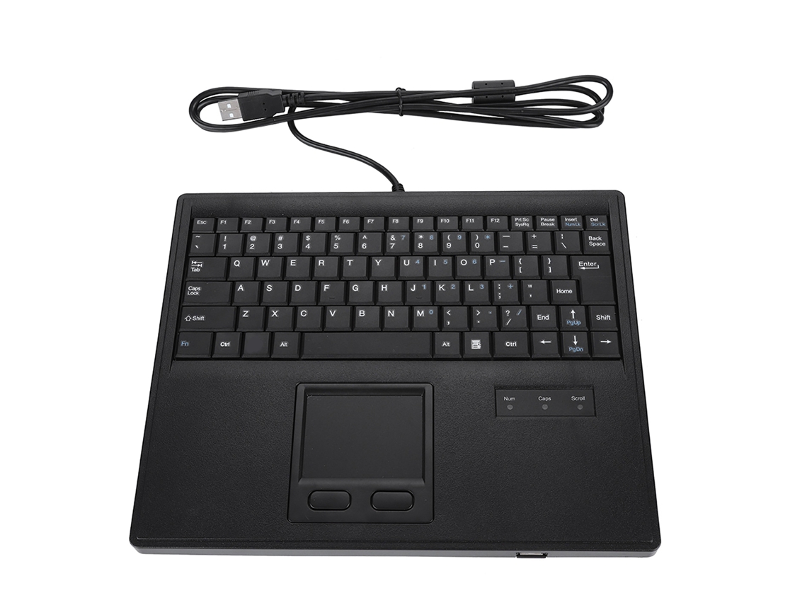 Teclado Com Fio Com Touchpad 84 Teclas Design Pé De Tesoura Compatível Com Windows Mac Linux 1.5m Cabo