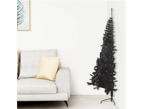 Árbol de Navidad artificial VIDAXL 344678 (210 cm - Negro)