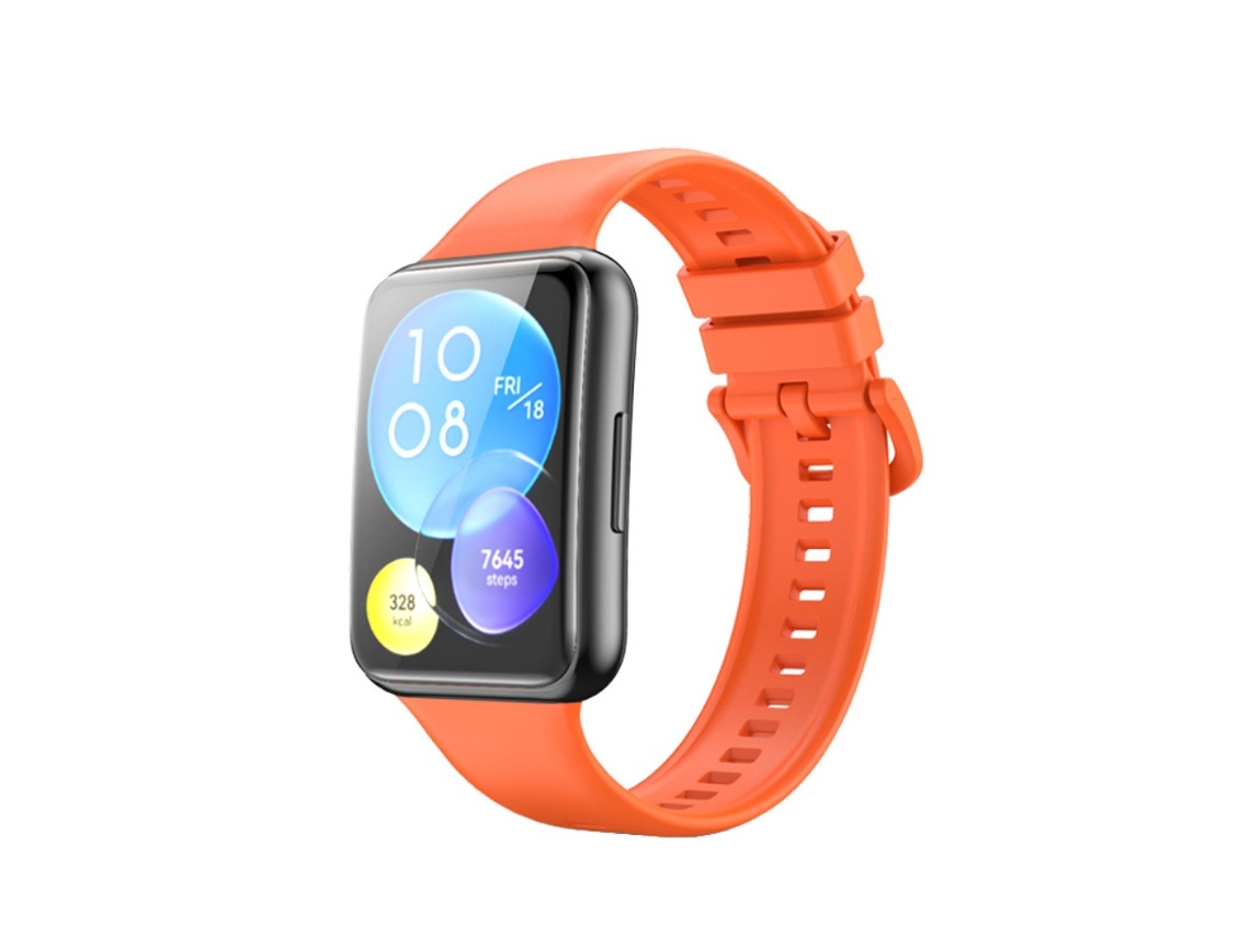 Correa de Silicona ajustable para Huawei Watch Fit 2 - anaranjado