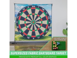 Juego De Chipping De Golf Con Pelotas Adhesivas Y Diana Gigante Para Uso En Interiores Y Exteriores.