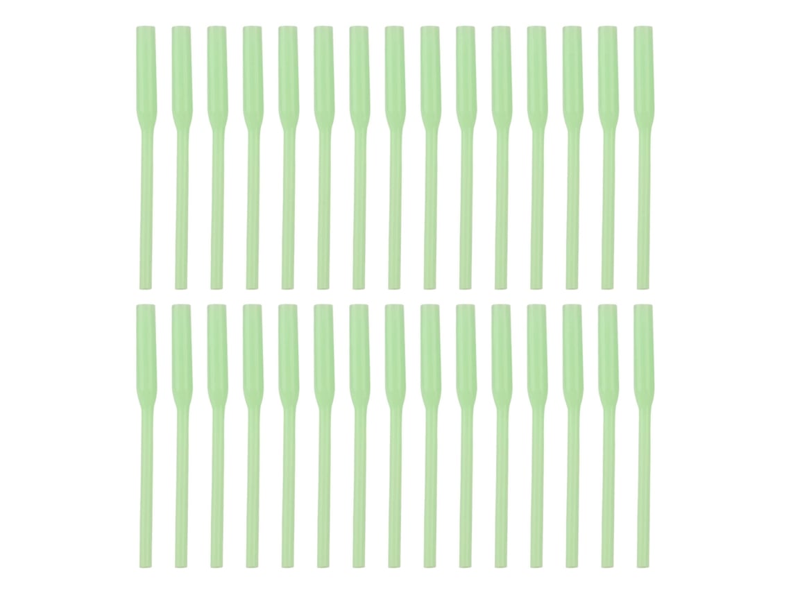 30 Tubos De Posicionamento De Pvc Para Pesca Com Efeito Luminescente Soft Antienrolamento Manga Alinhador De Linha Portátil Para Pesca Noturna
