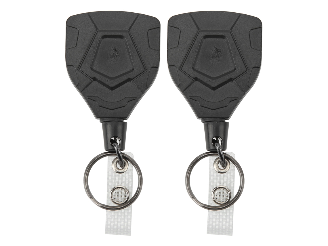 2 Llaveros De Cuerda Con Alta Elasticidad, Acero Inoxidable Resistente Al Desgaste, Retráctiles Para Uso En Exteriores.