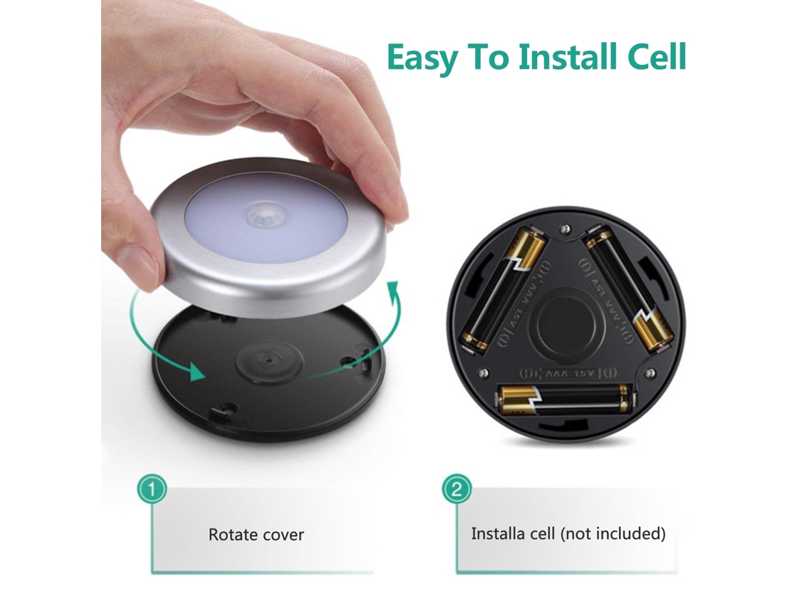 Lámpara Led Inteligente Con Sensor De Movimiento Para Armario, Pasillo, Baño Y Uso Residencial.