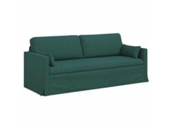 Sofá verde oscuro de 198x78x80 cm, tejido HARLANV1