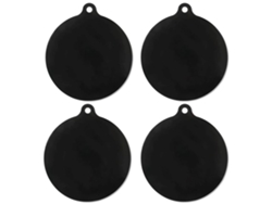 Almohadilla calefactora de silicona para horno electromagnético, 22 cm de diámetro, 0,4 mm de grosor.