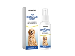 Spray bucal Yegbong para la limpieza dental diaria de perros y gatos.