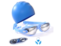 Gafas de natación con pinza nasal y tapones para los oídos Rnemitery