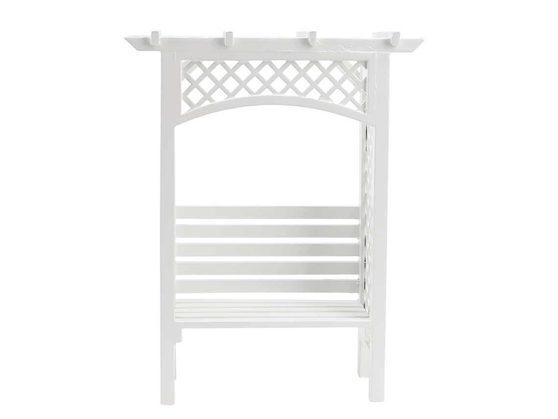 Silla de jardín Ats Miniatsura para casas de muñecas, decoración y accesorios de muebles en miniatura.