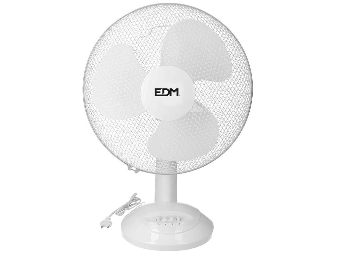 Ventilador Mesa EDM Blanco 45W 40 Cm