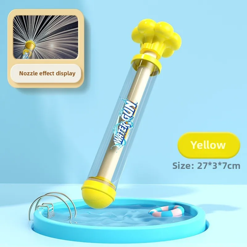 Pistola De Agua Infantil (amarilla), Juguete Con Rociador De Agua Extraíble