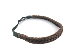 Vlrla-synthetic Braided Elastic Stretch Cabelo Headband