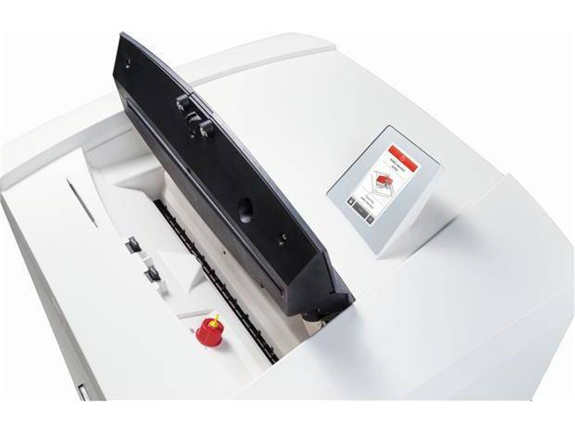 Destructora HSM Securio P44i mecanismo de corte para OMDD y detector de metales (11 hojas - Capacidad: 205 L)