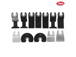 12 Hojas De Sierra Oscilantes Universales, De Acero De Alto Carbono, Para Cortar Madera Y Plástico, Multiherramienta.