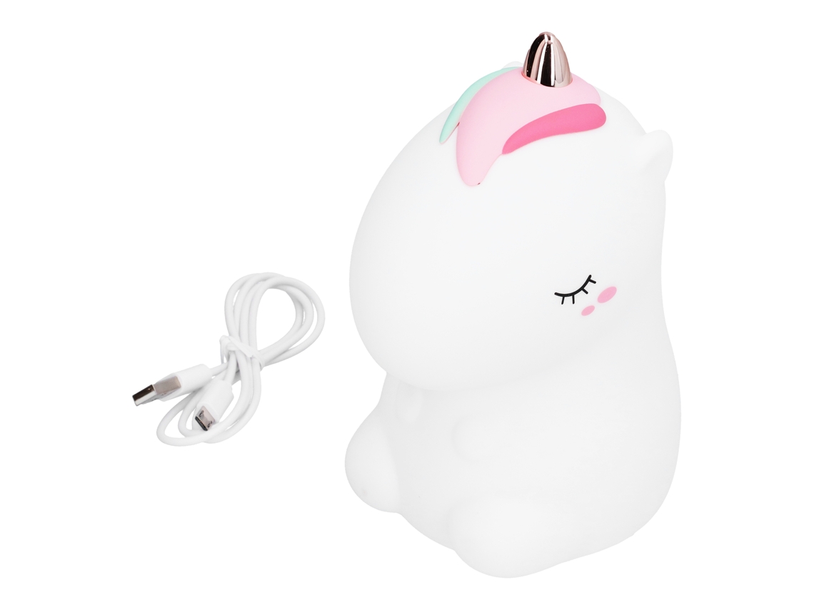 Bj-lâmpada Noturna Led Animal Com Carregamento Usb De Silicone Fofo Mudança De Cor Para Quarto Lar