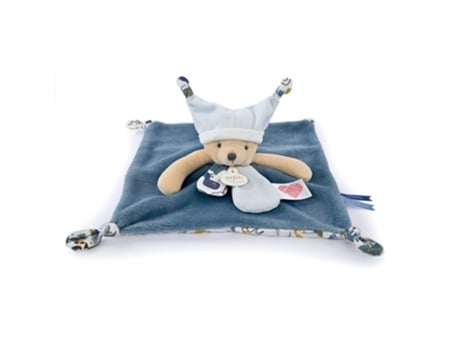 Doudou DOUDOU ET COMPAGNIE Blue bear comforter with stories (Edad Mínima Recomendada: 1 año)