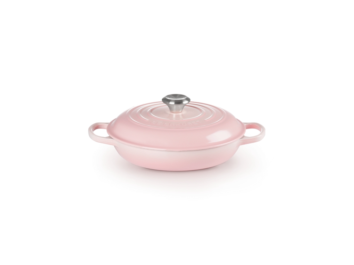 Cacerola Baja 26Cm Shell Pink LE CREUSET