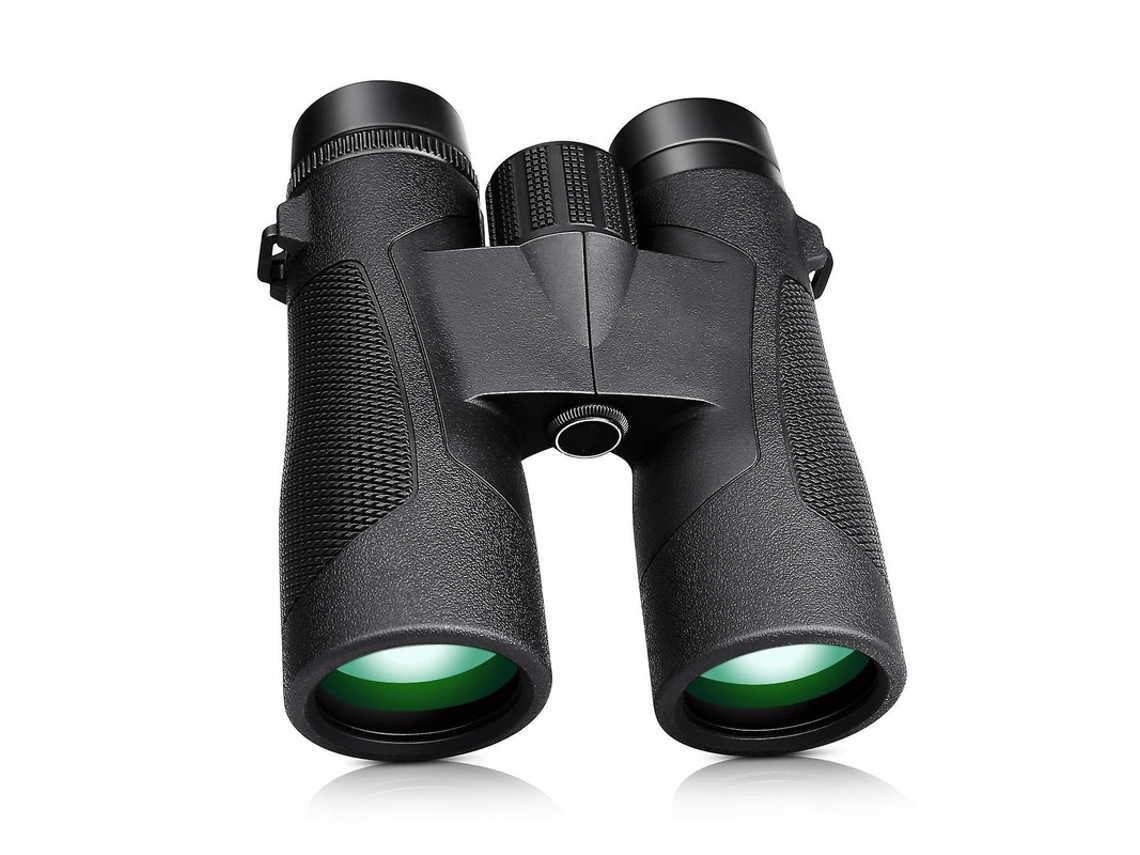 Binoculares Bak 4 de 10x42 con prisma de techo, IP68, enfoque rápido, HD, para observación de aves, deportes y turismo, color negro.