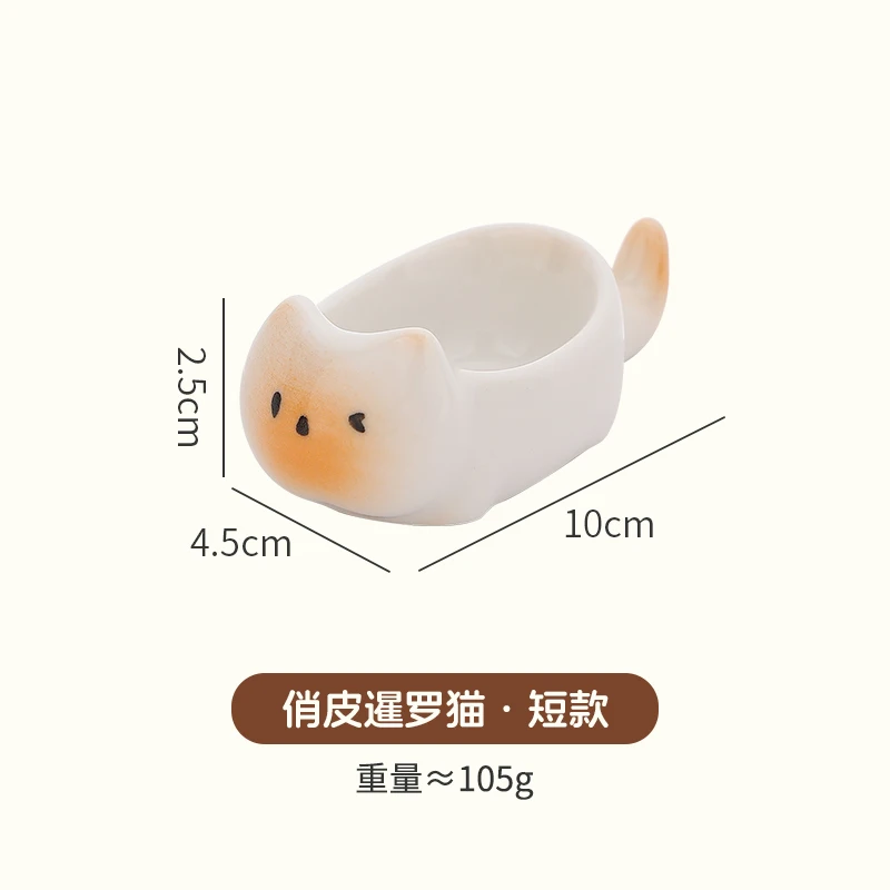 (estilo B, 10 Cm) Mini Plato/plato/vajilla De Cerámica Con Forma De Gato