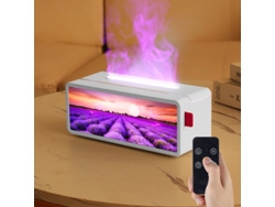 Humidificador De Aromaterapia Con Llama De Chimenea Simulada En 3d, Control Remoto De Escritorio Para El Hogar, Luz Ambiental, Difusor Retro