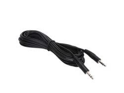 Cabo De Áudio Auxiliar 3.5mm Macho Para Macho 5m Para Fones De Ouvido Headphone