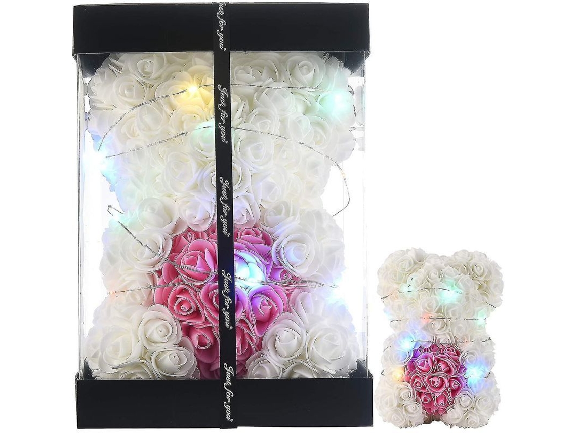 Oso De Rosas, Regalo Para Mujer, Regalo De Cumpleaños Para Novia, Regalo Para Madre Para Ella.