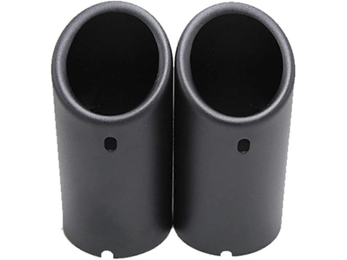 Cubierta de tubo de escape de 70 mm para silenciador BMW E90/E92, negro mate.