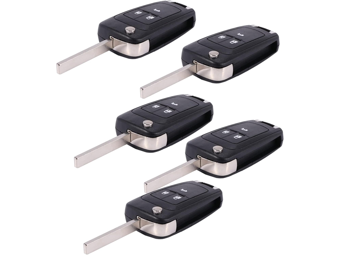 5 Mandos A Distancia De 3 Botones Y 433 Mhz Con Chip Id46 Para Aveo Hu100 Blade 2010-2015