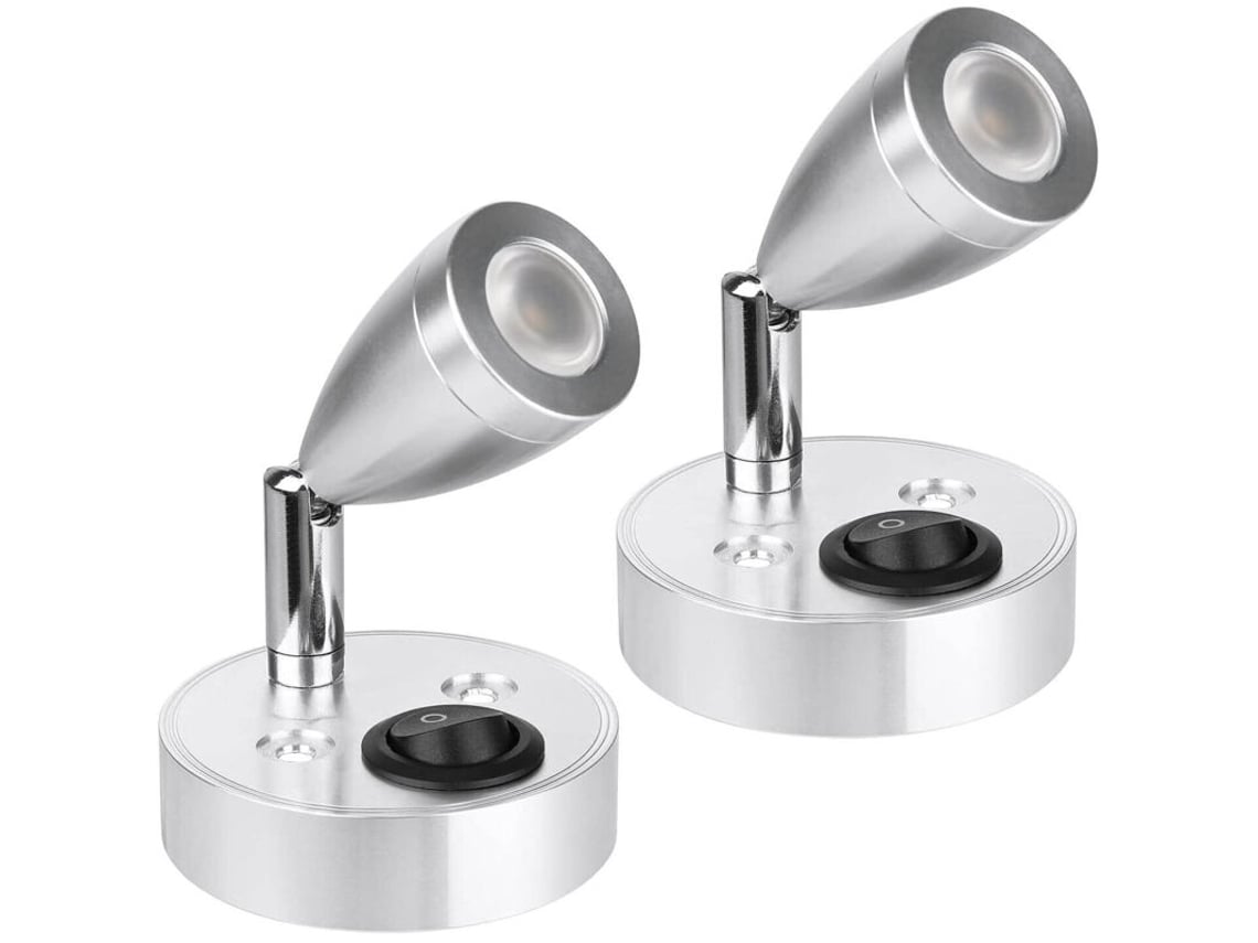 Luz De Lectura Led De 12 V Y 3 W Para El Interior De Una Autocaravana, Lum