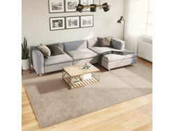 Alfombra De Pelo Corto Suave Lavable Huarte Arena 240x340 Cm