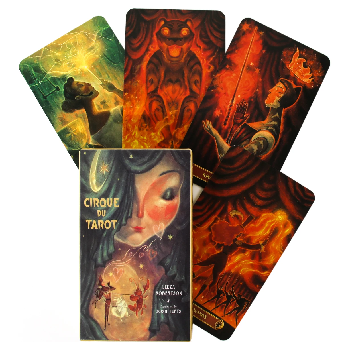 Juego De Mesa De Adivinación De Alta Calidad Cirque Du Tarot Con 78 Cartas De Tarot