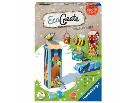 Juego Creativo RAVENSBURGER EcoCreate Midi Comedero para Pájaros (Edad Mínima Recomendada: 6 años)