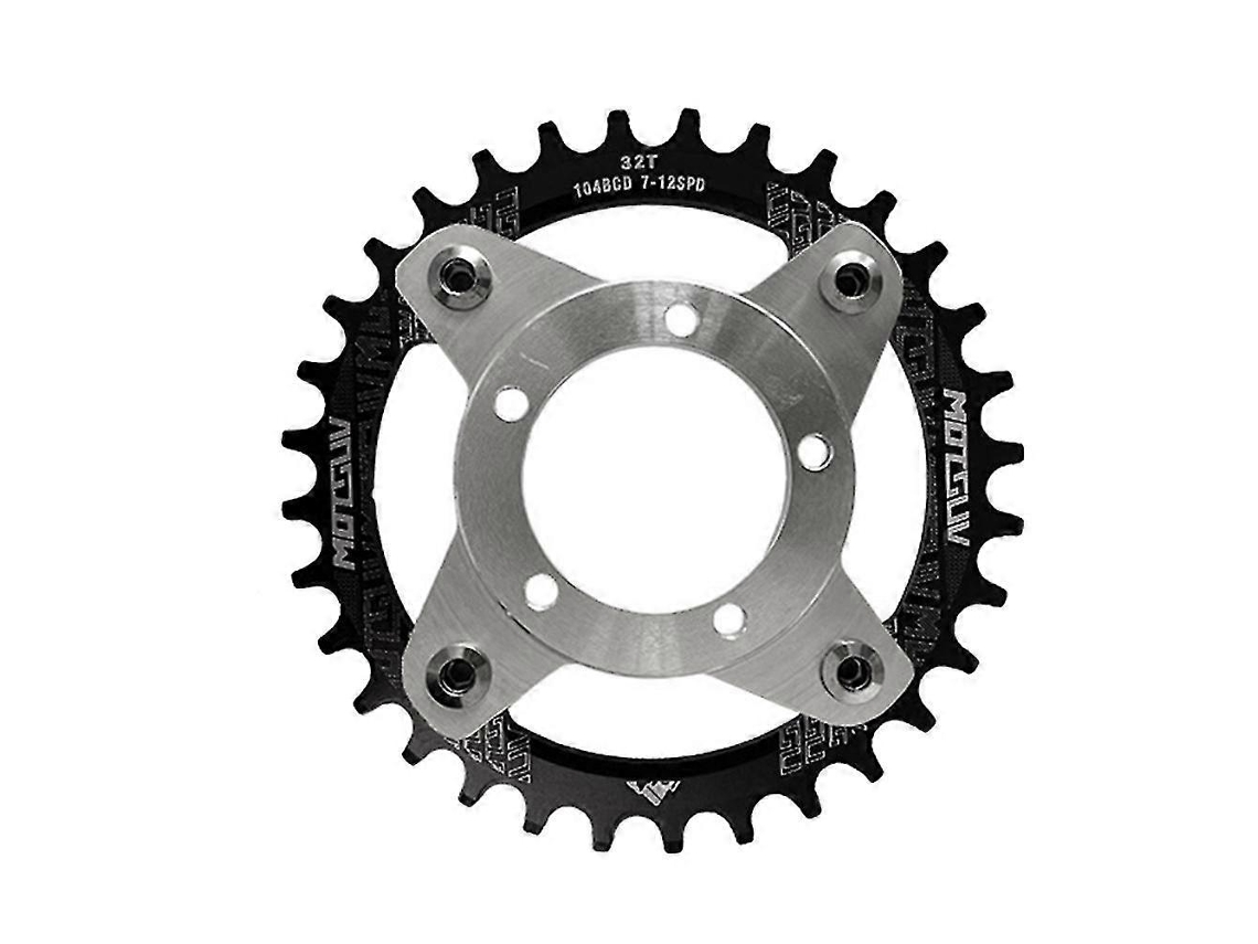 Kit adaptador de plato para bicicleta eléctrica, 104BCD 32 dientes, compatible con motores centrales BBS01 y BBS02