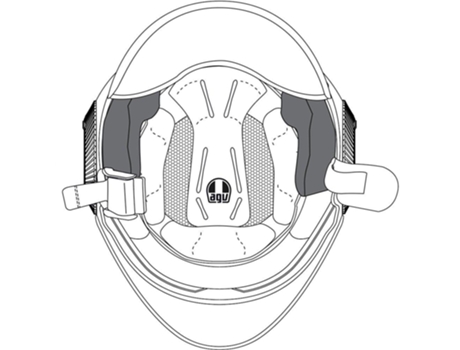 Casco AGV Orbyt Cheek Pads