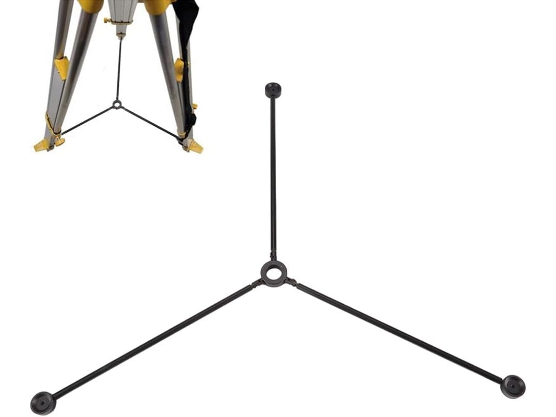 Trípode Metálico Con Estabilización Al Suelo, Secciones De 40 Cm X 12 Mm