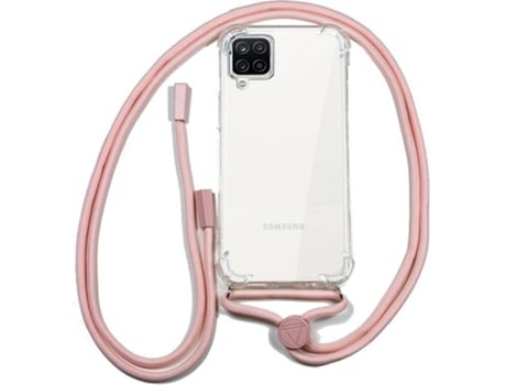 Funda para Samsung Galaxy A12 COOL Cordón Transparente