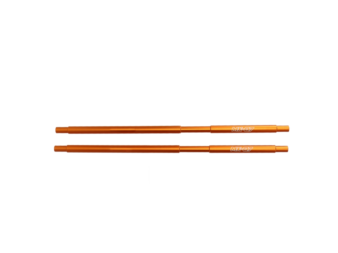 Eje De Soporte De Aluminio Para Coche Rc Zd Racing Mx 07 4wd 1/7, Repuestos, Color Naranja.