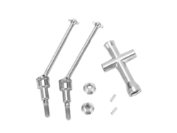 Eje De Transmisión Cvd Delantera De Acero De Alta Resistencia Para Coches Rc 1/16 Scy 16101 16102 16103 16201pro