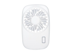 Mini ventilador de bolsillo blanco, recargable por USB, ajustable BRILVIBERA