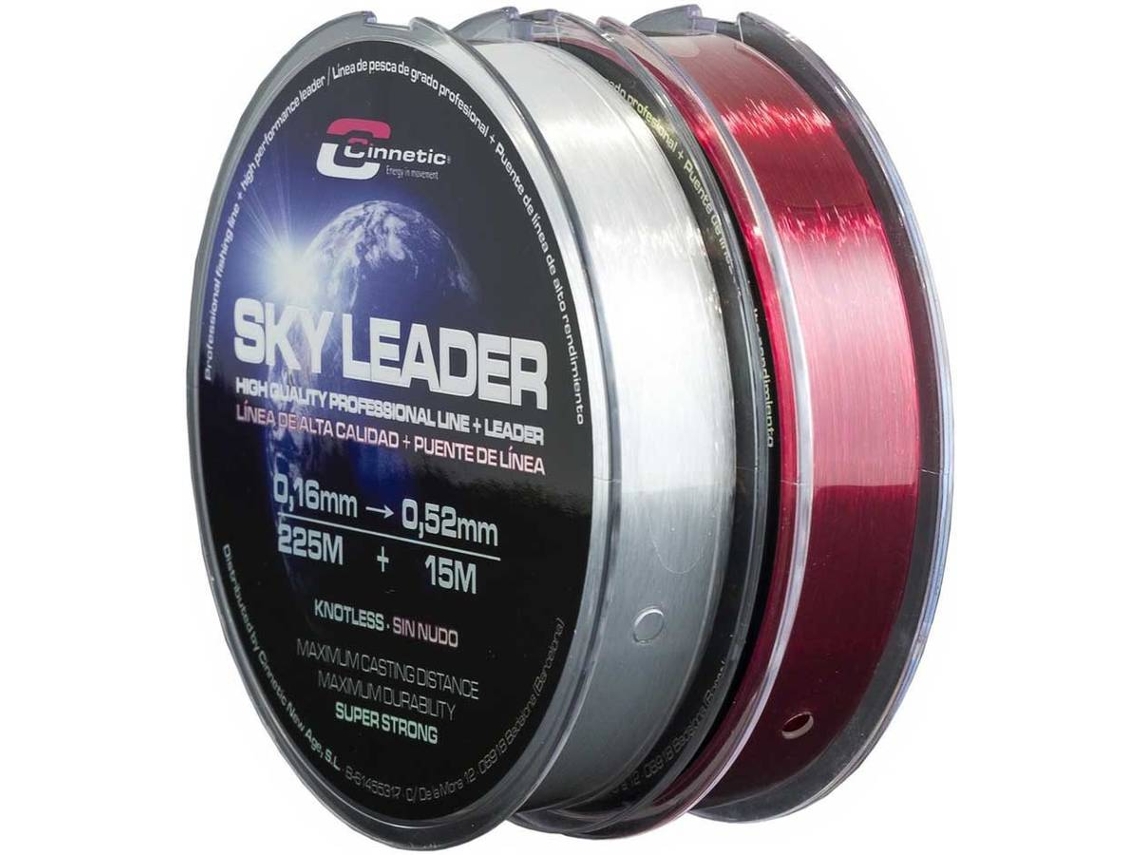 Línea de Pesca cônicas CINNETIC Sky Leader 225+ (0.180-0.540 mm - 0,60 mm)